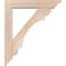 Ekena Millwork Olympic Traditional Smooth Bracket w/ Offset Brace, Douglas Fir, 5 1/2"W x 26"D x 30"H BKT0604X26X30OLY01SDF - alternate 2